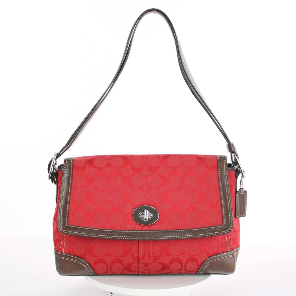Coach Vintage Y2K Soho Cherry Signature C Shoulder Bag F13972